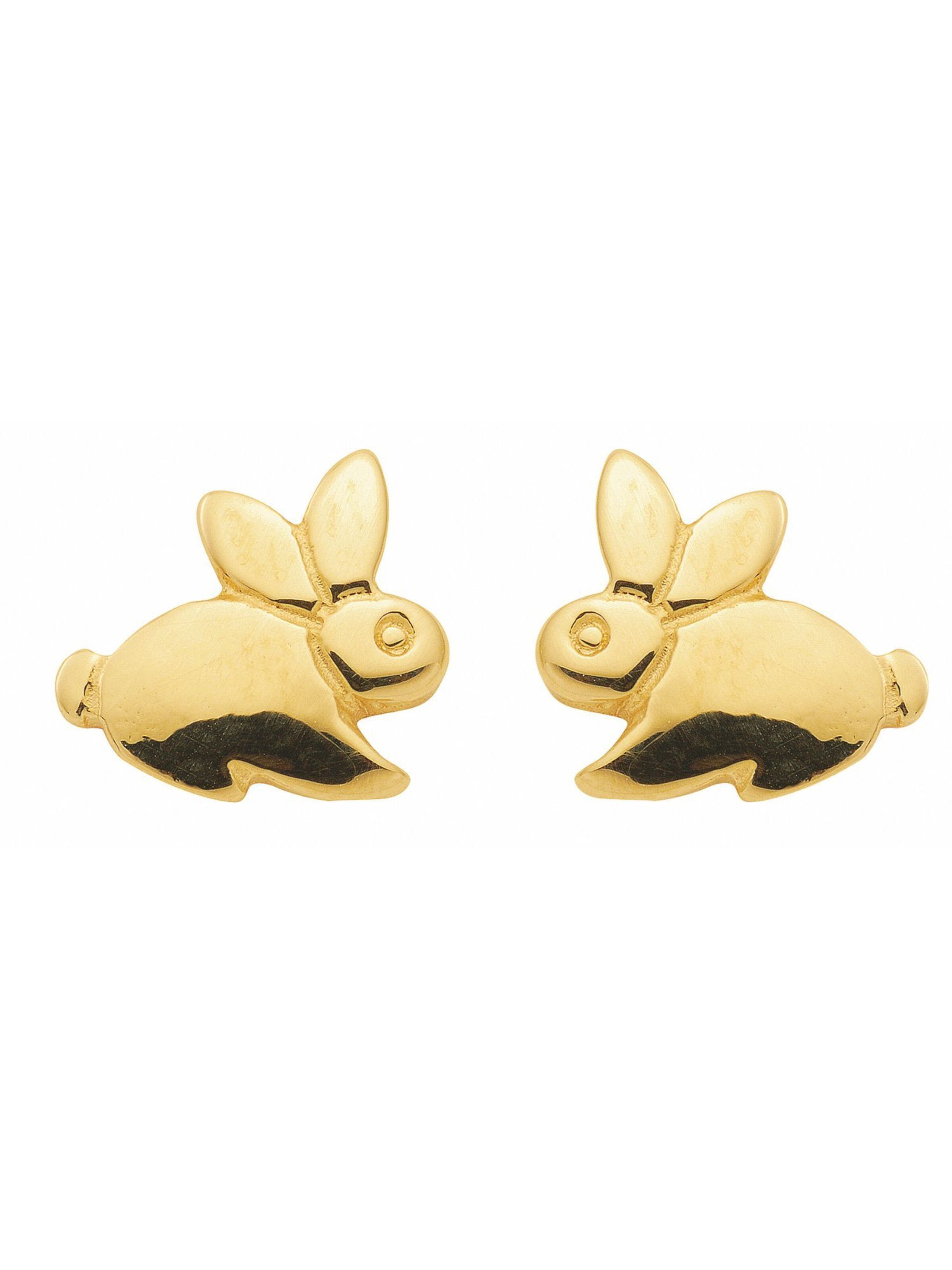 Adelia´s Ohrringe in Gold: Vorderseite