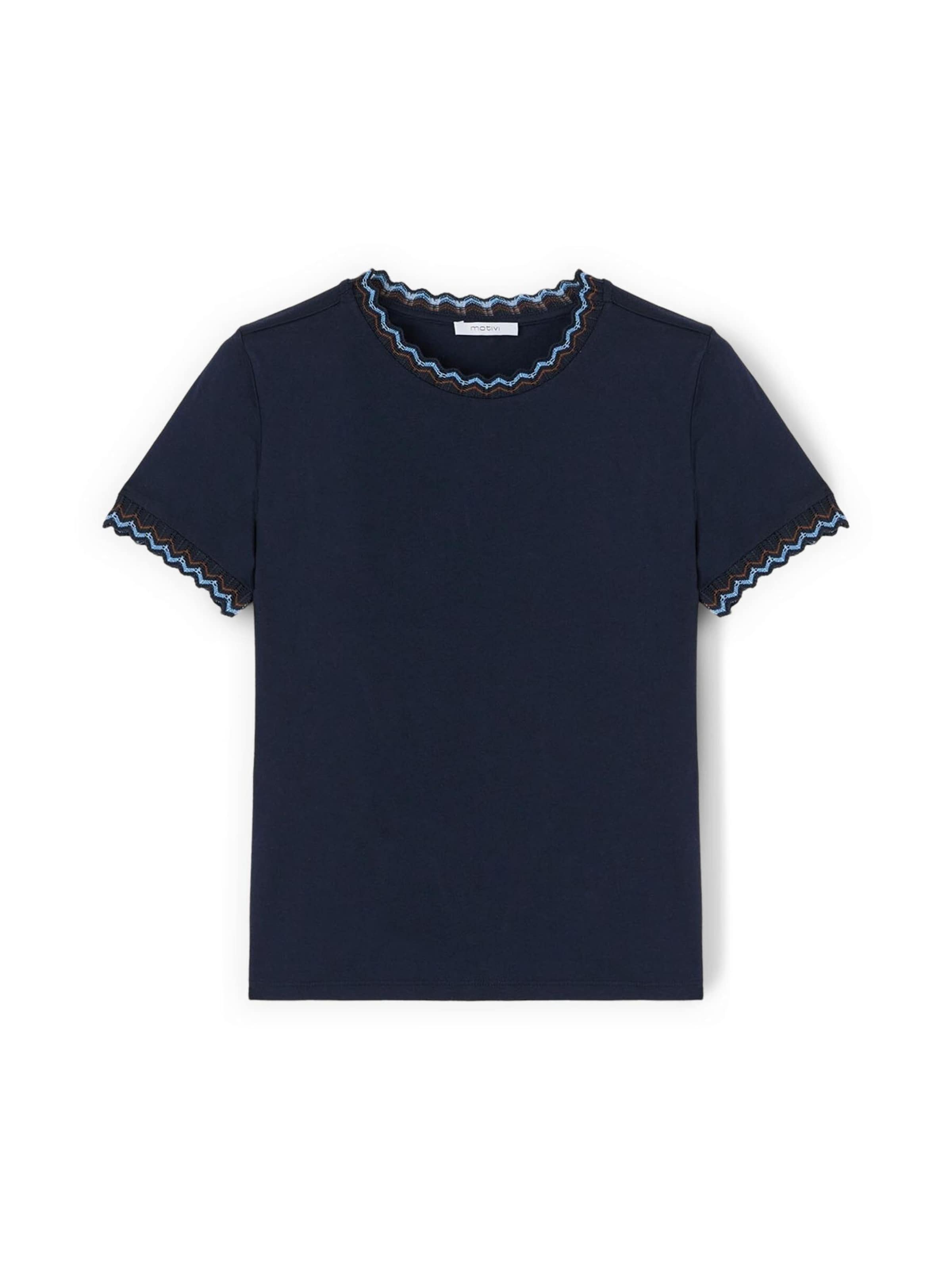 MOTIVI Shirt in Blue: front