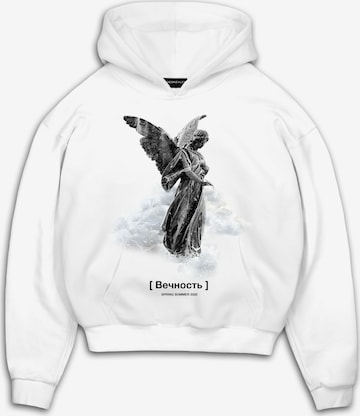 MJ Gonzales Sweatshirt in White: front