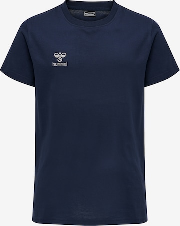 T-Shirt fonctionnel 'Move' Hummel en bleu : devant