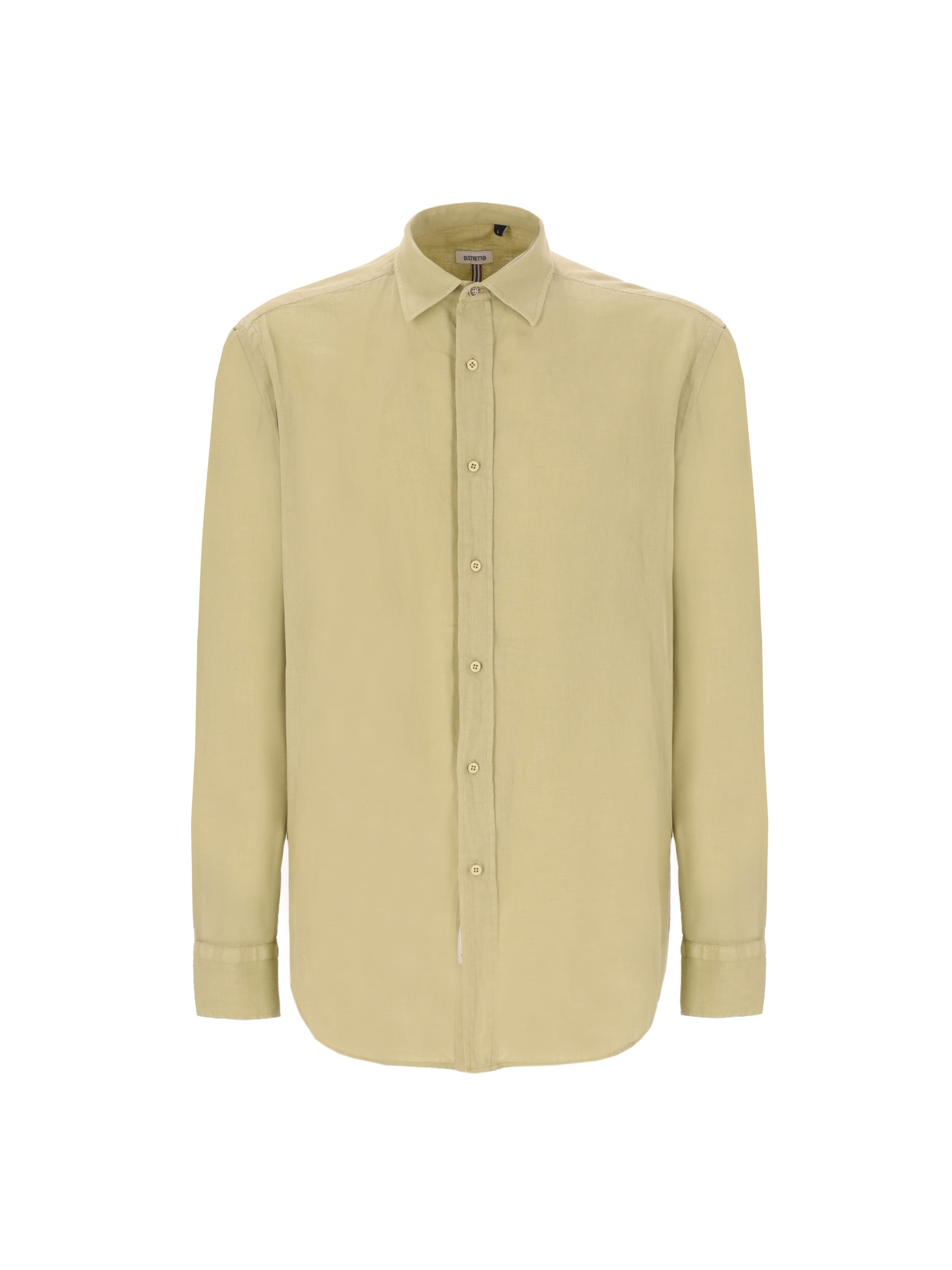 Coupe regular Chemise 'Ercole' Distretto12 en vert : devant