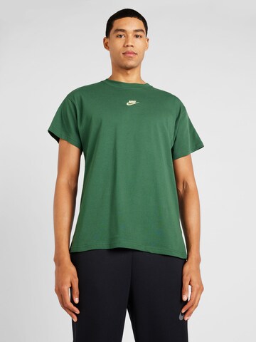 Nike Sportswear Shirt 'CLUB' in Groen: voorkant