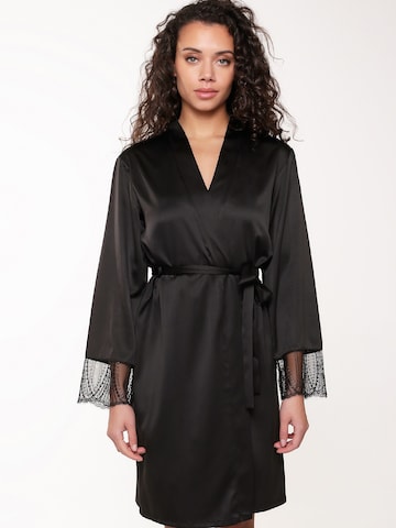 LingaDore - Kimono em preto: frente