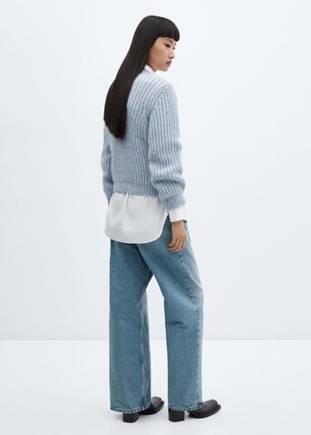 MANGO Sweater 'Gatito' in Blue