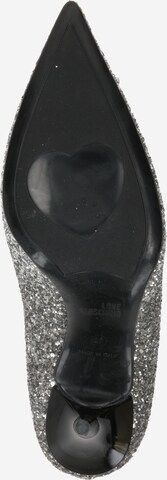 Love Moschino - Zapatos con plataforma 'BLING BLING' en plata