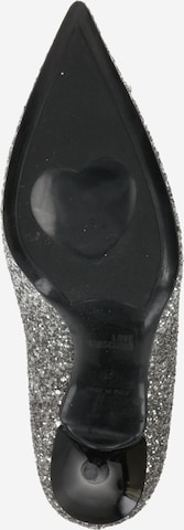 Love Moschino Pumps 'BLING BLING' in Silver