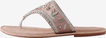 smėlio Next Šlepetės per pirštą 'Forever Comfort® ': priekis