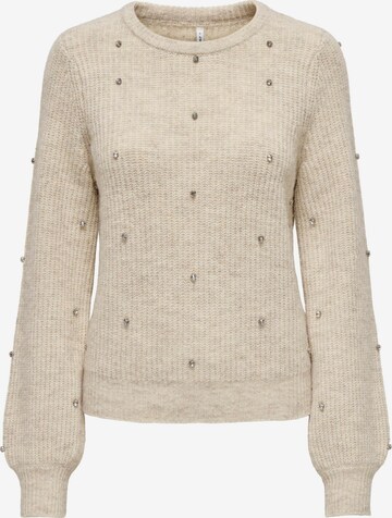 Pull-over 'WHITNEY' ONLY en beige : devant