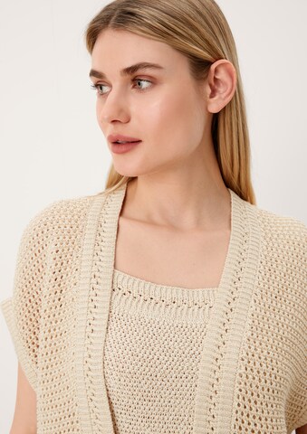 s.Oliver BLACK LABEL Knit Cardigan in Beige