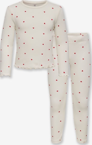 ONLY GIRLS - Conjunto 'KMGTrinny' en blanco: frente
