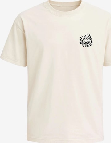 Neverless Shirt 'Walross' in Beige: front