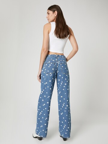 florence by mills exclusive for ABOUT YOU Wide leg Jeans 'Daze Dreaming' in Blue