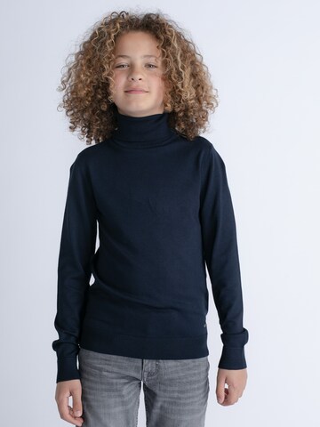 Petrol Industries Sweater 'Waukegan' in Blue: front