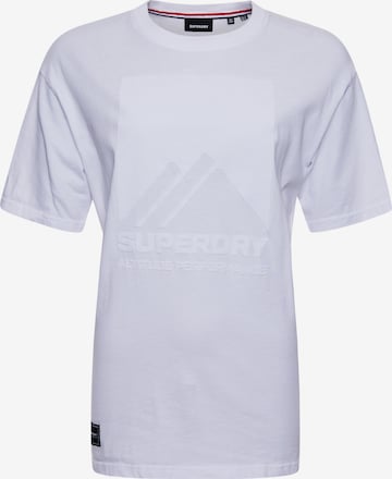 Superdry T-Shirt in Weiß: front