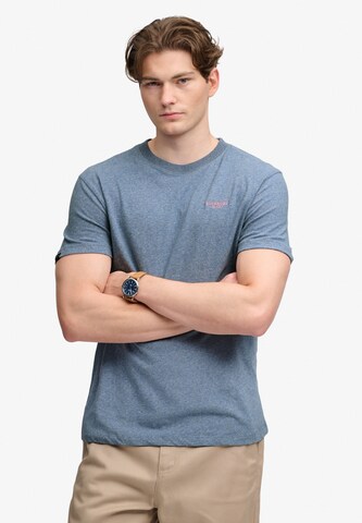 Superdry & Co Shirt 'Essential' in Blue: front