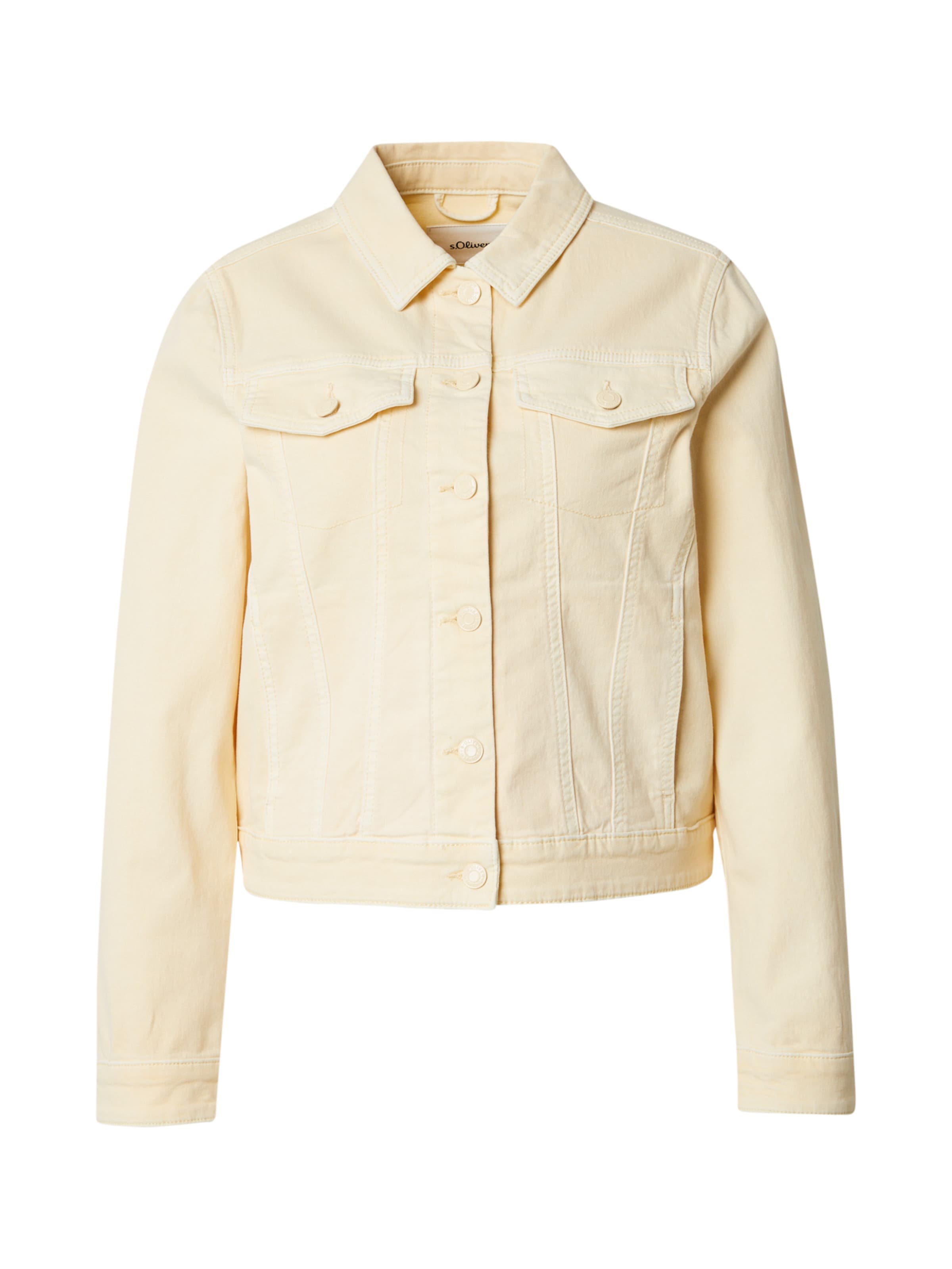 s.Oliver Φθινοπωρινό και ανοιξιάτικο μπουφάν σε κίτρινο: μπροστά