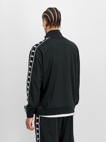 ALPHA INDUSTRIES Sweatjacke in Schwarz: Rückseite