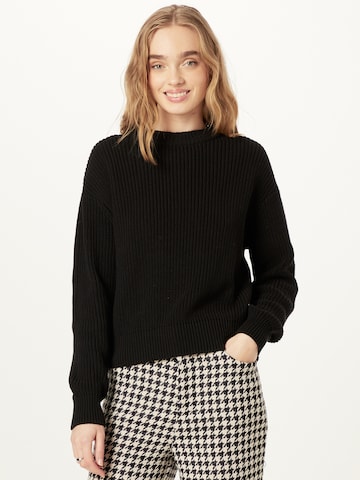 minimum Sweter 'Mikala' w kolorze czarny: przód