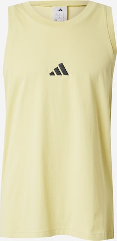 ADIDAS SPORTSWEAR - Camiseta funcional en amarillo: frente