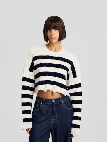 Bershka Pullover in Beige: Vorderseite