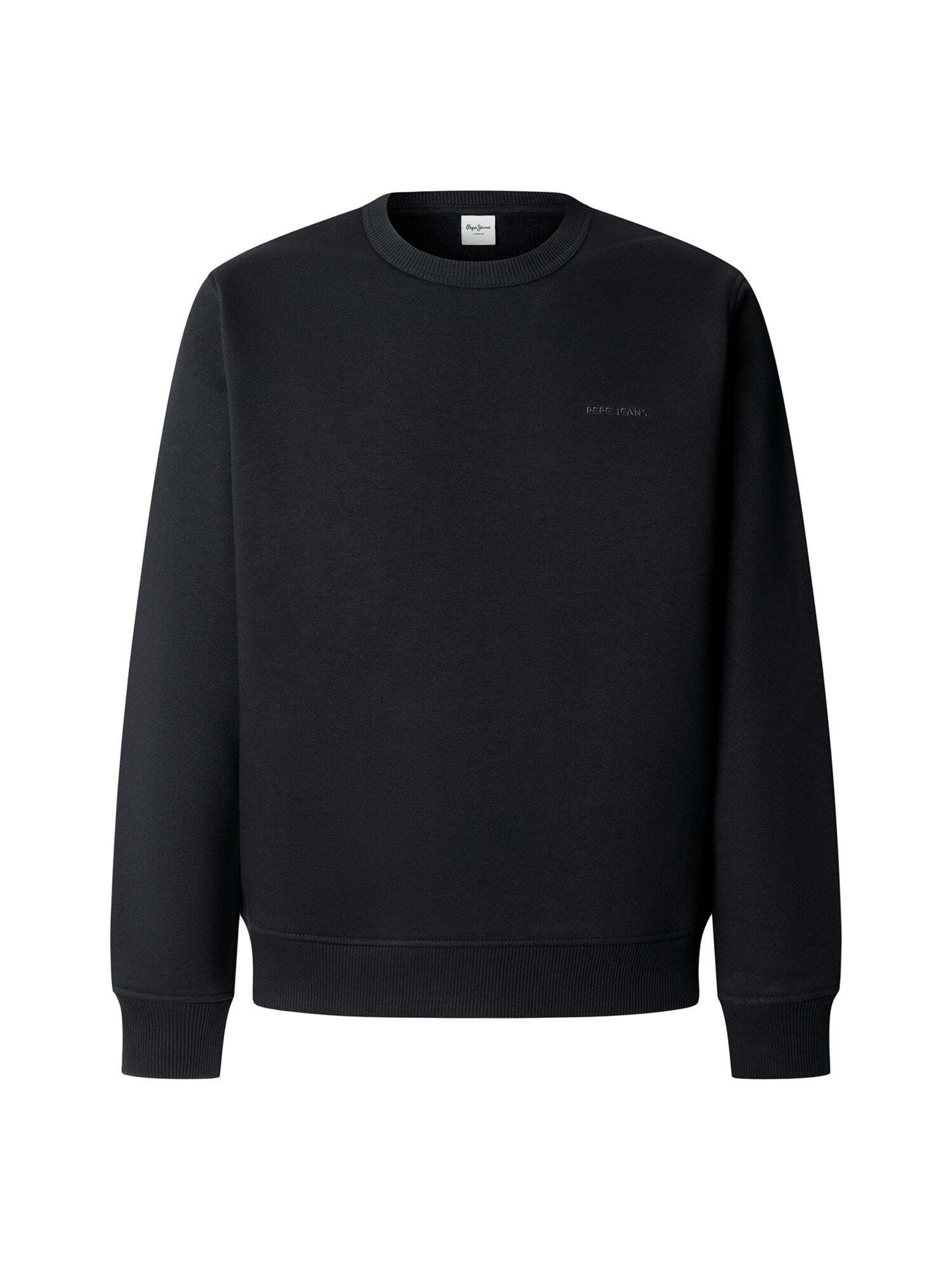 Pepe Jeans - Sudadera 'Jefferson' en negro: frente