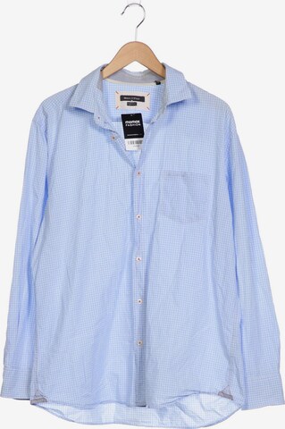 Marc O'Polo Button Up Shirt in XXL in Blue: front