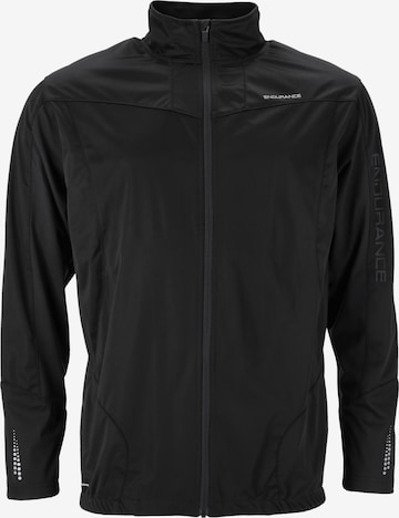 ENDURANCE Training jacket 'CLUSON' in Black: front