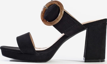 CelenaNatikače s potpeticom 'Chaya' - crna boja: prednji dio