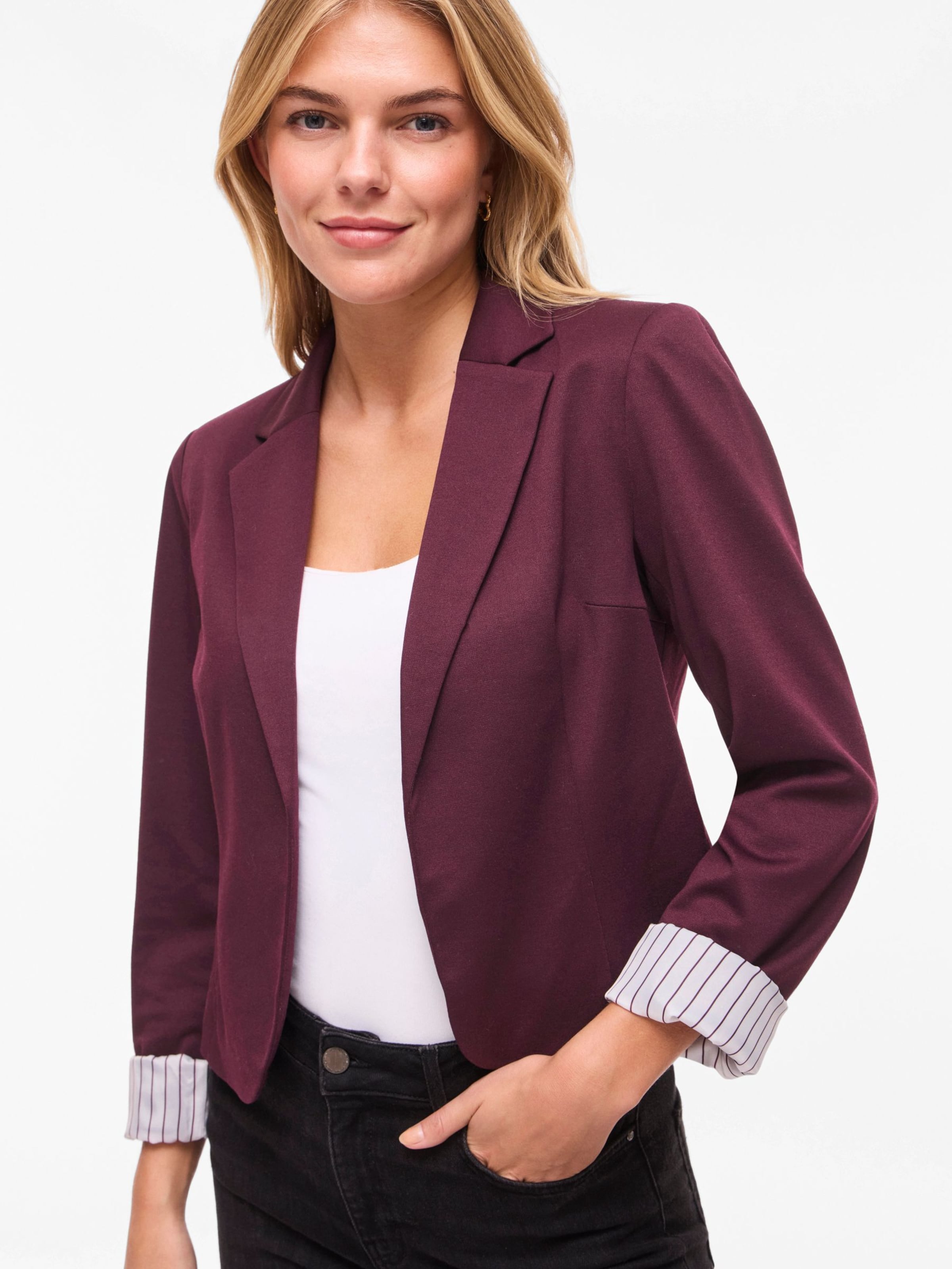 VILA Blazer 'VISAGA' in Red