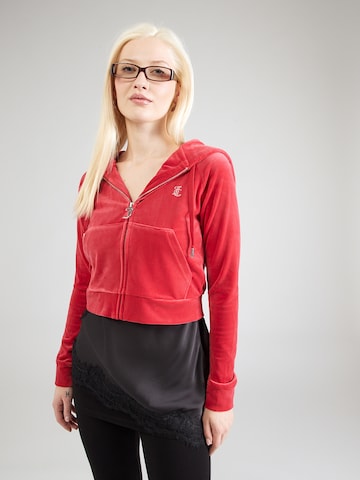 Juicy Couture Sweatvest 'Madison' in Rood: voorkant