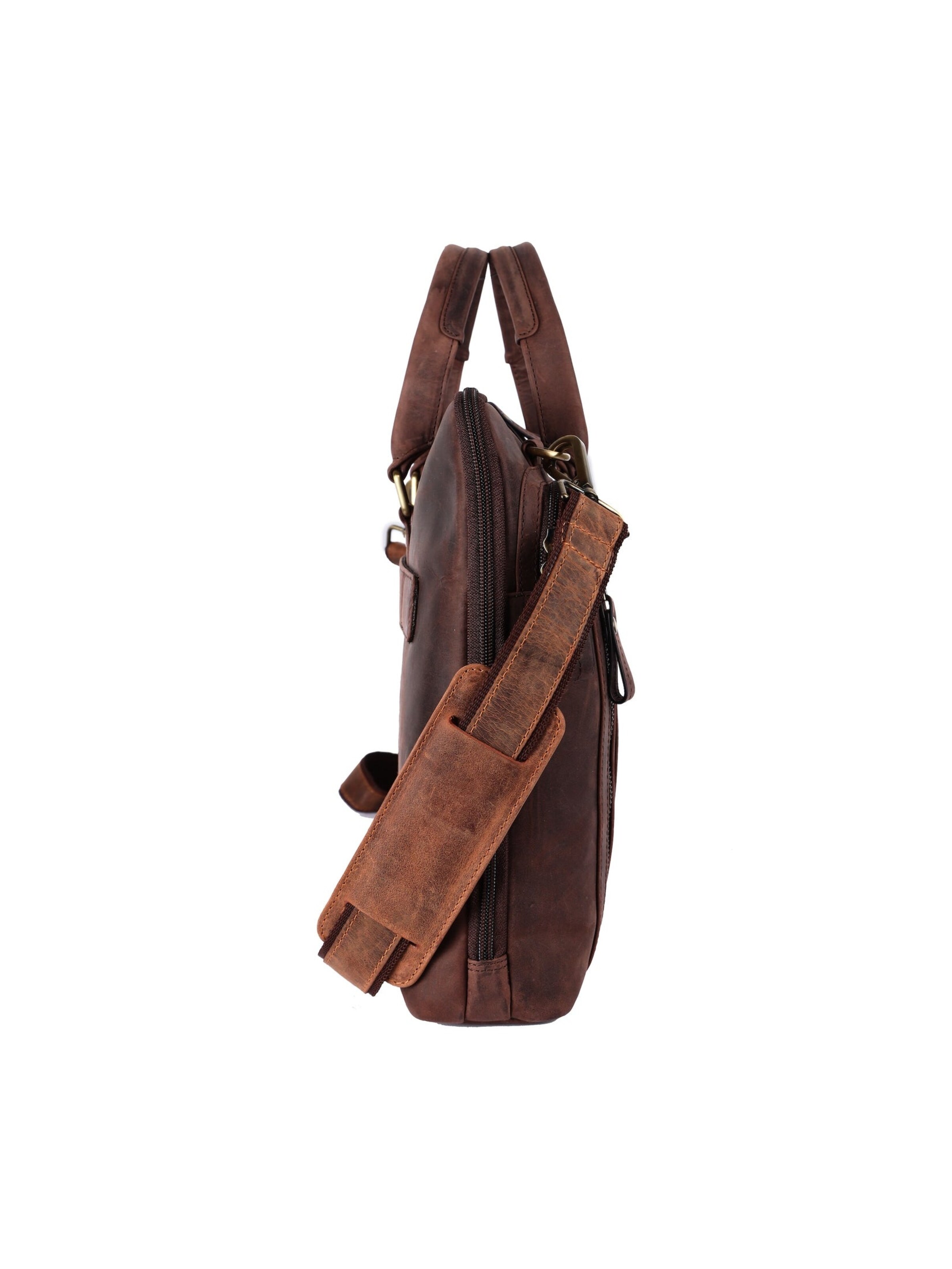 Benthill Laptop Bag in Brown