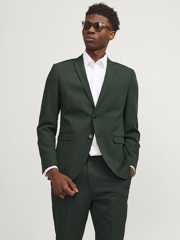 Coupe slim Veste de costume 'Franco' JACK & JONES en vert : devant