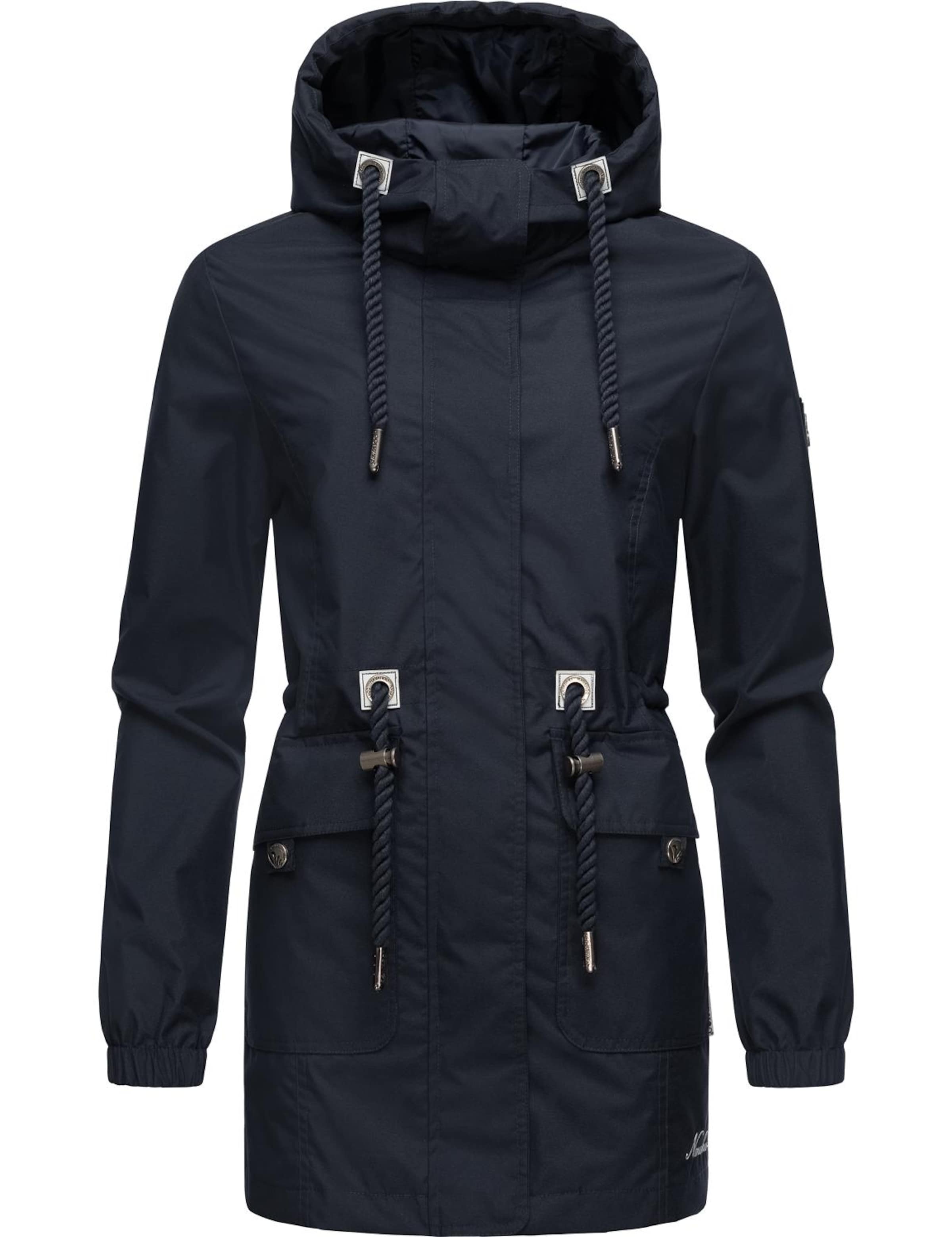 NAVAHOO Between-Seasons Parka &#x27;Neophee&#x27; in Blue: front