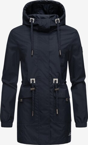 NAVAHOO Between-seasons parka 'Neophee' in Blue: front