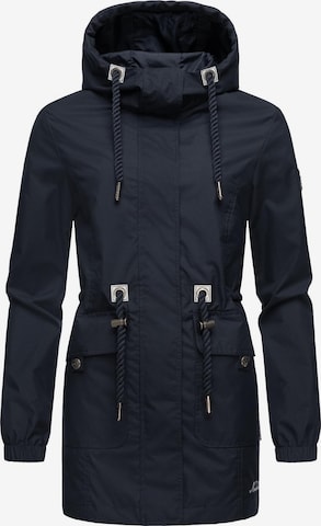 Parka mi-saison 'Neophee' NAVAHOO en bleu : devant