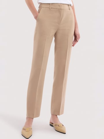 Trussardi Regular Pants in Beige: front