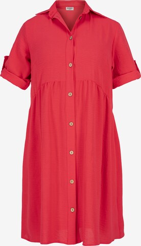 Karko Shirt Dress 'ANKA' in Red: front