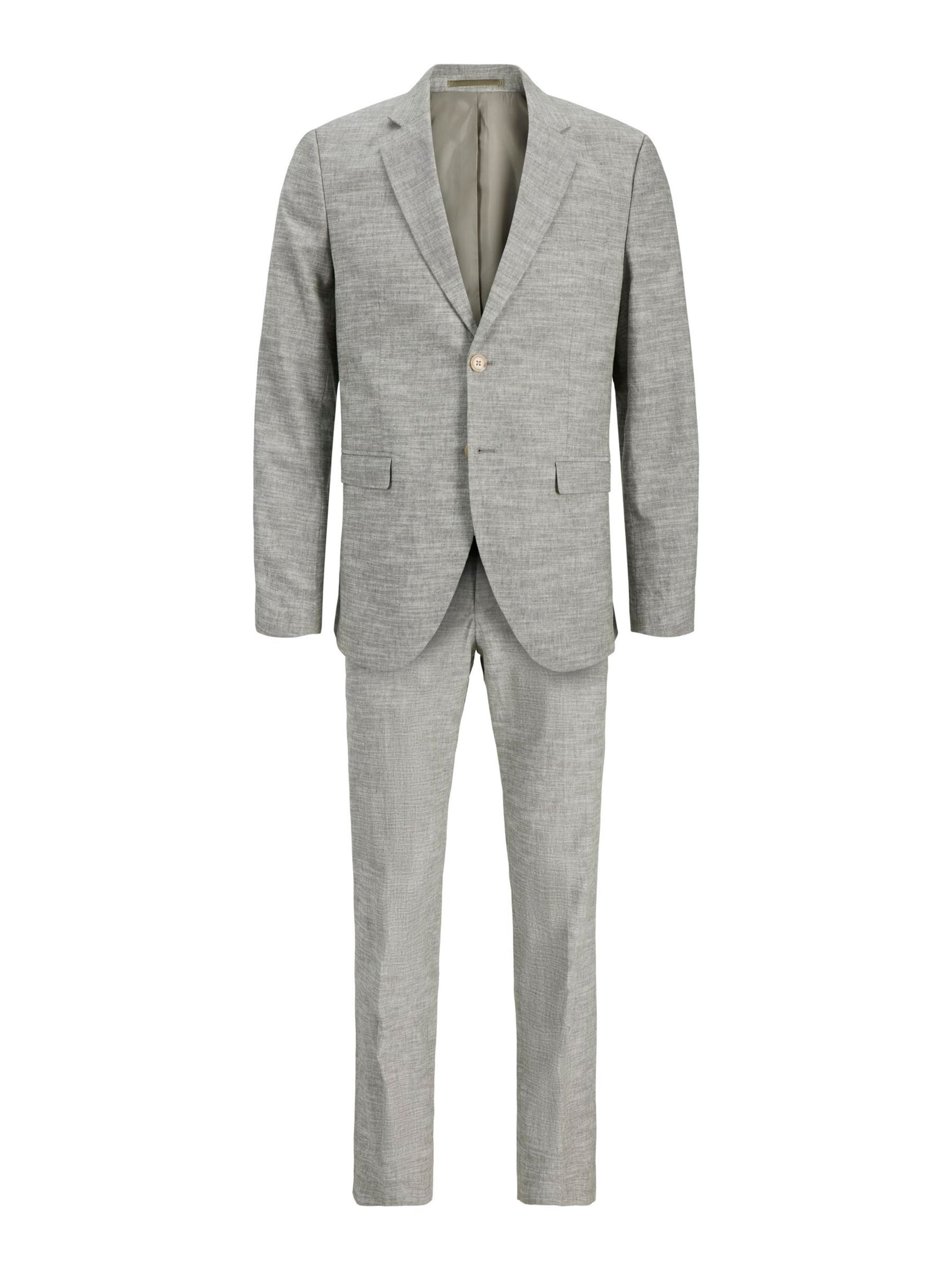 Jack & Jones Premium Slimfit Anzug 'JPRRiviera' in Grün: Vorderseite