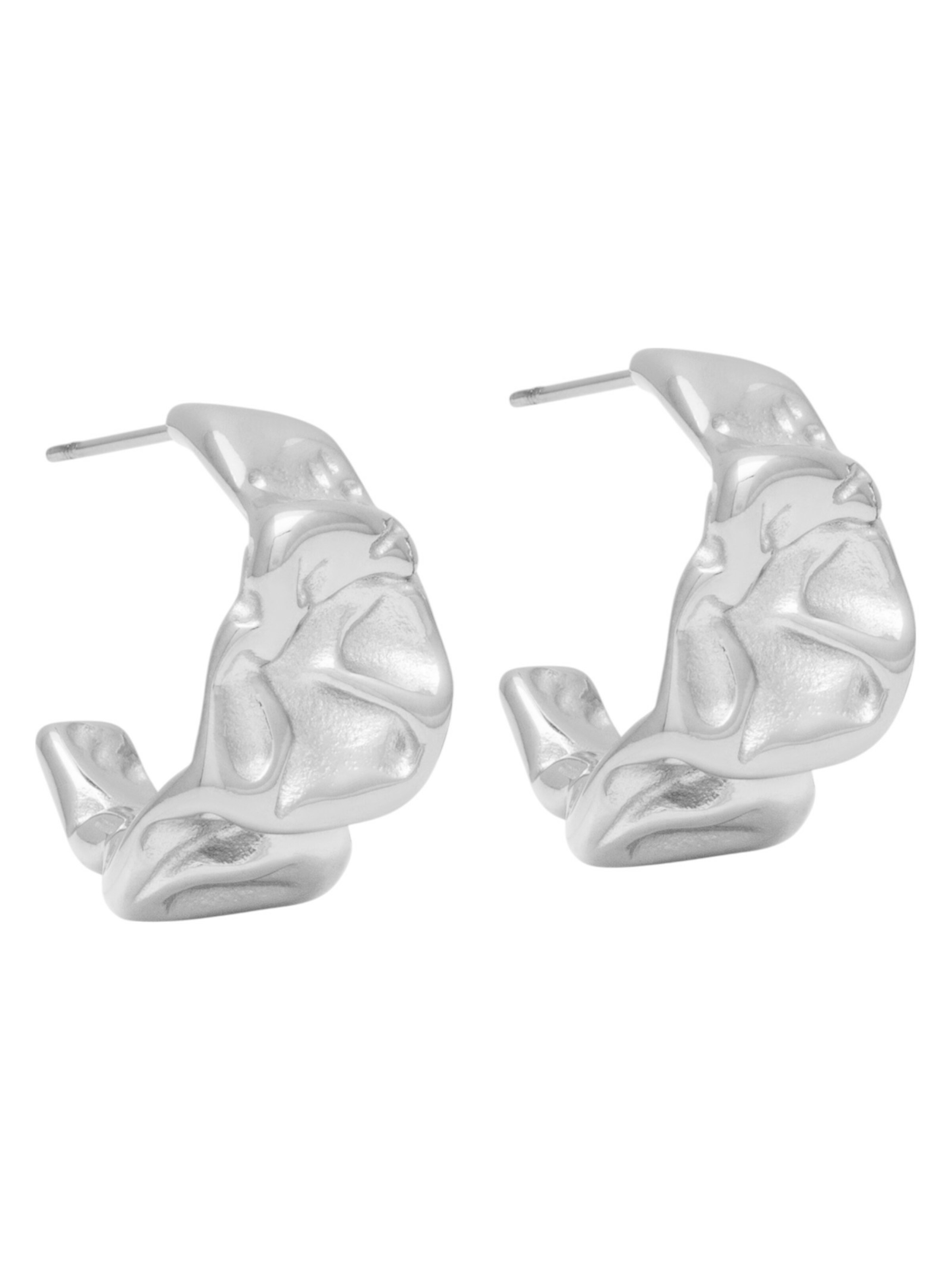 A&C Oslo – Nordic Design Jewellery Ohrringe in Silber: Vorderseite