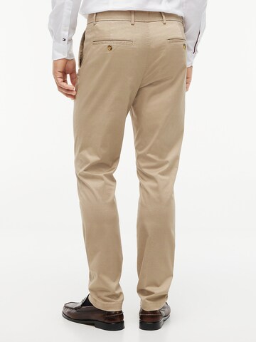 TOMMY HILFIGER Slimfit Hose 'Bleecker' in Braun