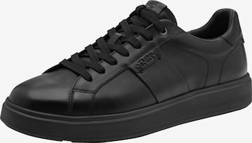 Sneaker bassa di Tamaris in nero: frontale