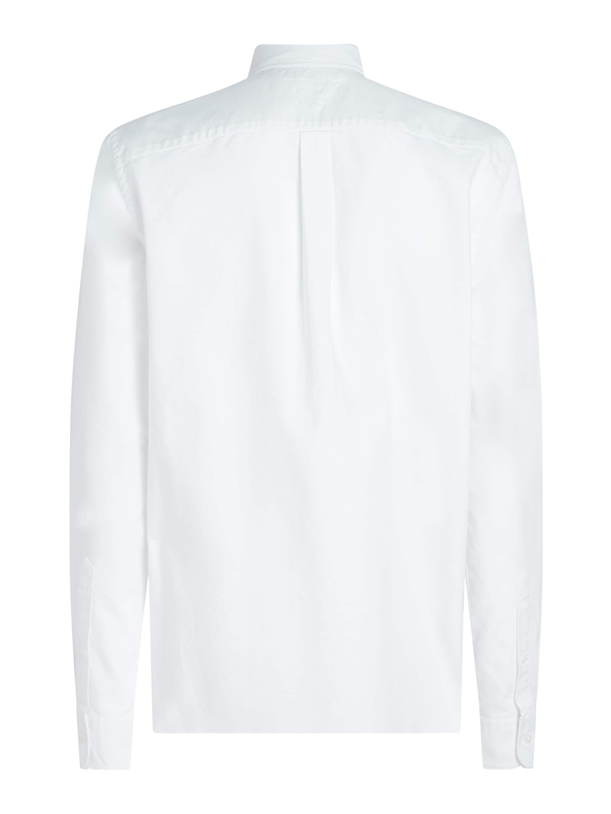 TOMMY HILFIGER Средняя посадка Рубашка в Белый: сзади