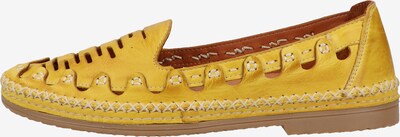 COSMOS COMFORT Chaussons en jaune / rouge rouille, Vue avec produit
