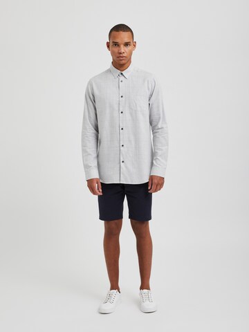 Bertoni Comfort fit Button Up Shirt 'Kornelius' in Grey