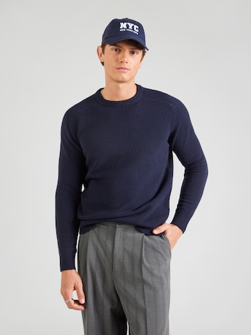 UNITED COLORS OF BENETTON Kampsun, värv sinine: eest vaates