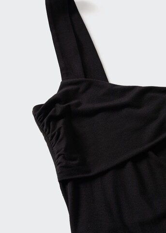 MANGO Šaty 'Cali' – černá