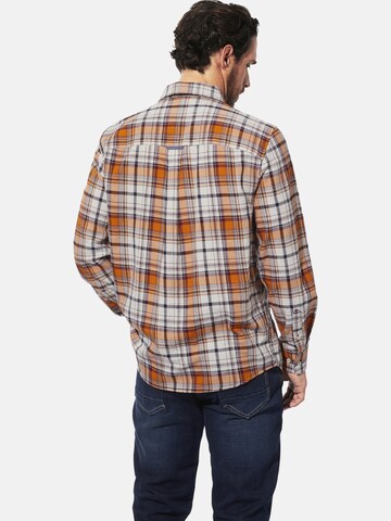 BABISTA Regular fit Button Up Shirt 'Jalor' in Orange