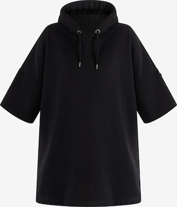 DreiMaster VintageSweater majica 'Idem' - crna boja: prednji dio