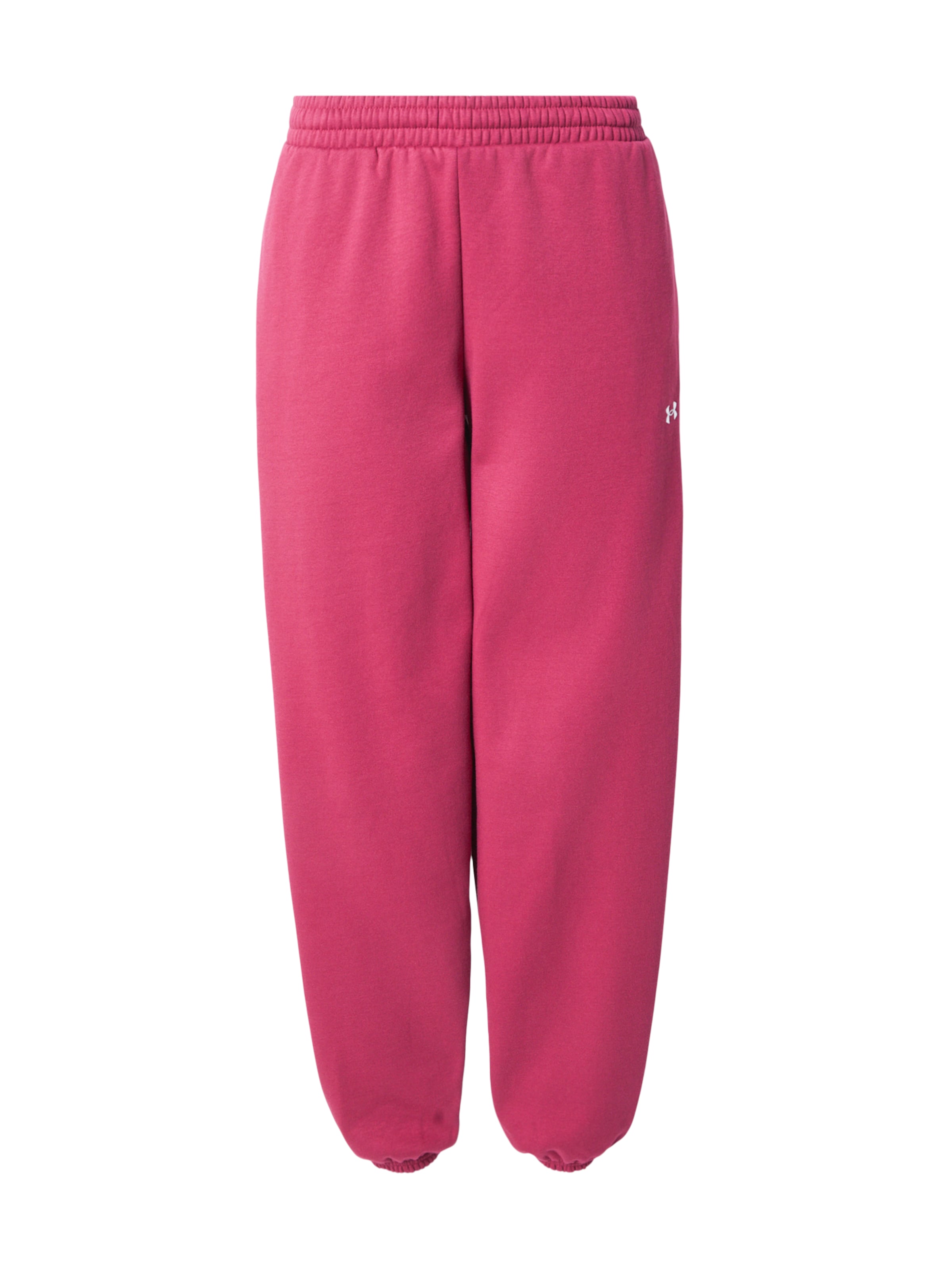 UNDER ARMOUR - Tapered Pantalón deportivo 'Icon Flc' en rojo: frente