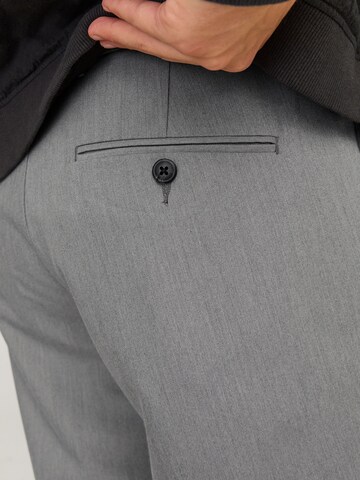 JACK & JONES - regular Pantalón de pinzas 'Jpstace Leo' en gris
